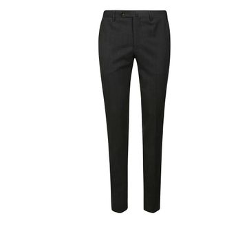 Pantaloni Torino Chinos, male, Black, M, SuperSlim Flannel Trousers