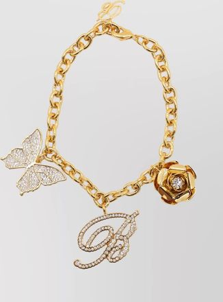 Blumarine charm bracelets crystal embellishments