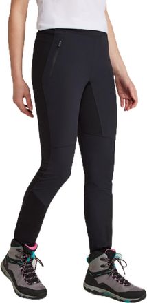 Mountain Warehouse Etna Womens Water Resistant Leggings Black Womens Size 14