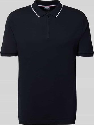 Daniel Hechter Regular Fit Poloshirt mit Baumwoll-Anteil in Marine, Gr&ouml;&szlig;e XXXL