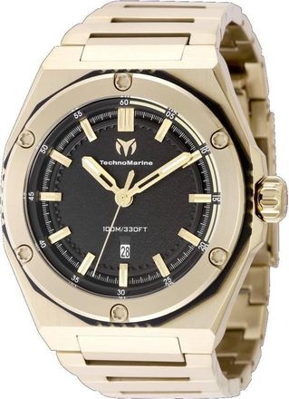 Technomarine Coral Quartz Black Dial Mens Watch TM-416078