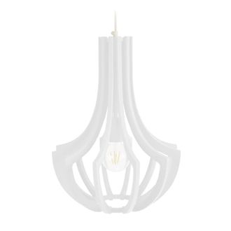 Tosel Suspensi&oacute;n madera Alt.107cm blanco ;Pantalla: blanco