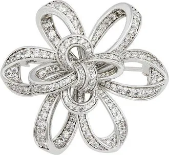Savvy Cie Jewels Plated Cz Pin Brooch