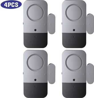 OEM Sensor De Alarma Para Puertas Y Ventanas, Sensor De Puerta Inal&aacute;mbrico, Alarma Antirrobo, Compatible Con La Unidad Central De Alarma Para Sistemas De 