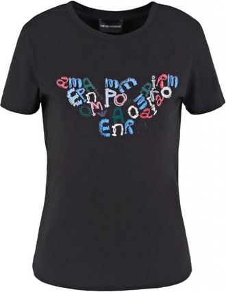 Emporio Armani Donna, Top, Nero, S, new