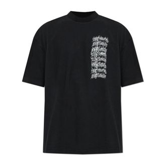 AllSaints Tops, Heren, Zwart, M, Katoen, Repeat T-Shirt