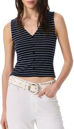 Rag & Bone The Knit Stripe T-Shirt in Navy at Nordstrom Rack, Size Xx-Small