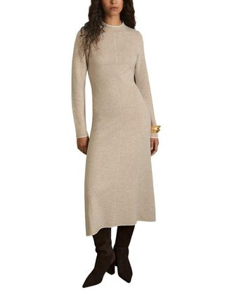 Reiss Mila Wool-Blend Midi Dress