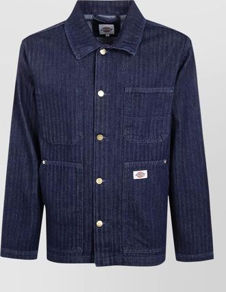 Dickies selvedge herringbone barn jacket collared pockets