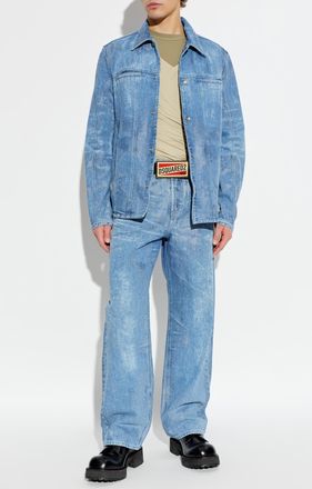 Diesel 2001 D-MACRO-FSI1 Jeans, Mens, Blue