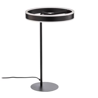 Lucande L&aacute;mpara De Mesa Led yekta En Negro Metal - Lucande