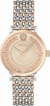 Versace Greca Fortuna horloge - Dames - Accessoires - Grijs - Maat: ONE Size