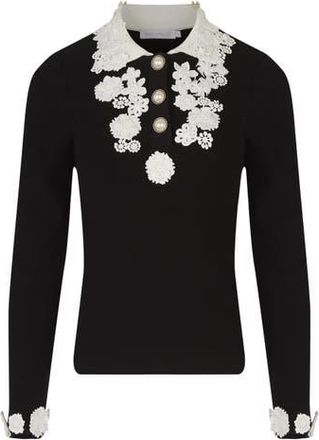 Anne Fontaine Sweetie Top in Black at Nordstrom, Size Medium Eu