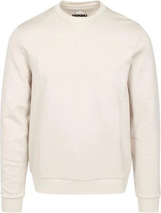 H&egrave;SKIMO Felpa He 1420006 - Heren - Sweatshirts - Beige - S - Katoen - Hoodies & sweatvesten