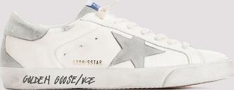 Golden Goose White Superstar Leather Sneakers