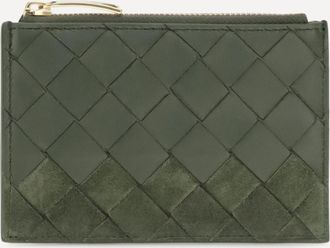 Bottega Veneta Portacarte Intrecciato con zip Woman UNI