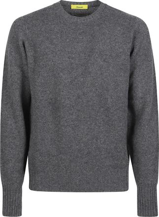 Drumohr Trui met ronde hals en lange mouwen - Grijs