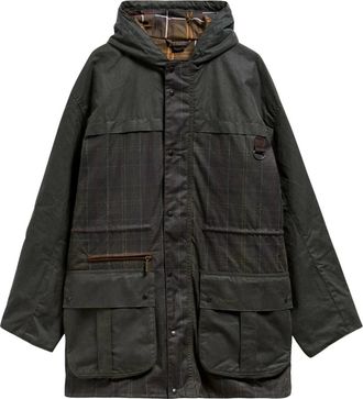 Barbour Fitness, Heren, Groen, S, Katoen, Icons Tartan Durham Waxed Jacket