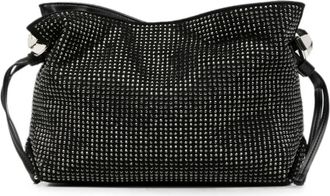 Liu Jo Schoudertas met Kristaldecoratie - Dames - Schoudertassen - Zwart - ONE Size - Tassen
