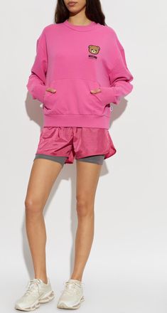Moschino Active Sweatshirt, Womens, Pink