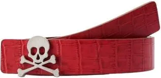 Scalpers Reversible Slim Ninon Belt in Redcamel at Nordstrom, Size X-Small