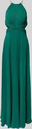 Jake*s Maxikleid mit Cut Outs in Gruen Melange, Größe 38