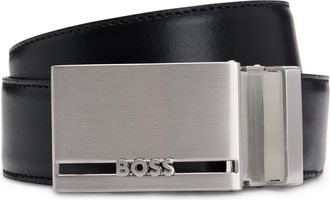 HUGO BOSS Mens Accessories Galliz Belt in Black 002 - One Size