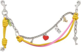 Marc Jacobs Ciondolo per borsa The Icon Chain mini - Argento