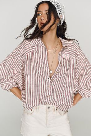 Pilcro Issy Batwing Buttondown Shirt by Pilcro
