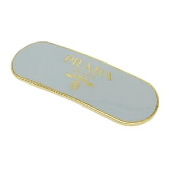 Prada Pre-owned Accessories, female, Gray, Size: ONE SIZE Pre-owned Hair Clip