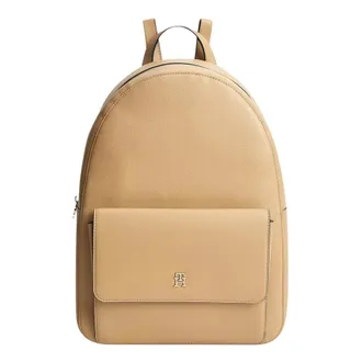 Tommy Hilfiger Icon Dome Backpack - - Bags - Donna - Beige - ONE SIZE