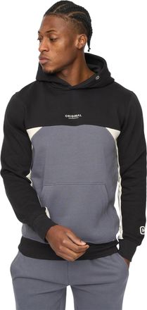 Crosshatch Heren Castlebay Hoodie (Slate)
