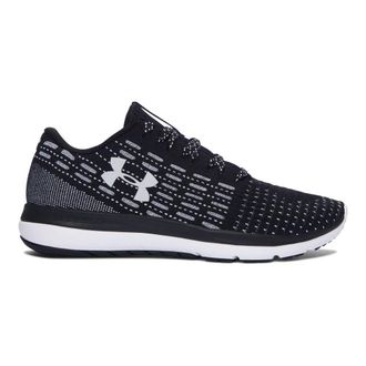 Under Armour Mens Threadborne Slingflex, Black/White/White, 7.5 UK