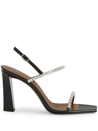 Giuseppe Zanotti 105mm Valentiine sandals - Black
