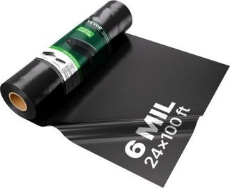 OEM Rollo De L&aacute;minas De Pl&aacute;stico Espesor De 6 Mil 7,31 X 30,48 M Barrera De Vapor Para Espacios De Acceso L&aacute;mina De Polietileno Resistente Para Jard&iacute;n Sum