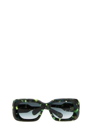 Chlo&eacute; CH0188S005 Camouflage Square Frame Sunglasses - Green