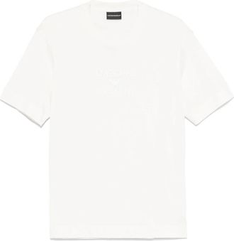 Emporio Armani Rubberised Logo Asv Jersey T-Shirt