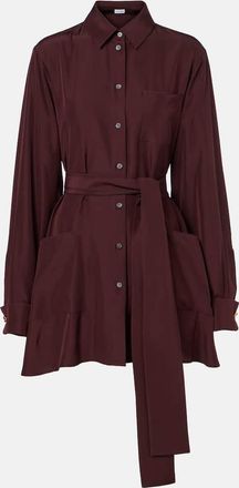 Loewe Blusa in seta con cintura