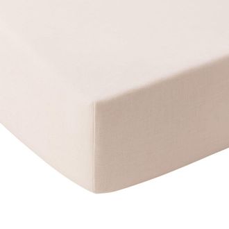 Scalpers Sábana bajera de algodón ocre 150x200 cm