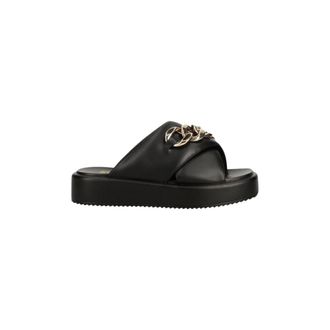Buffalo Schoenen, Dames, Zwart, 37 EU, Leer, Mia Cross Chain