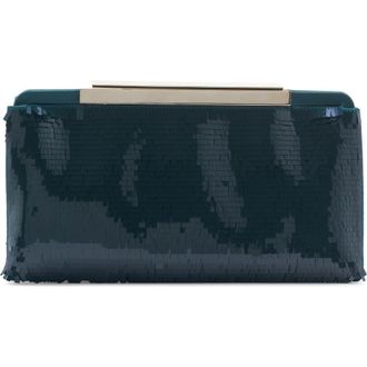 Tom Ford Patrick Paillette Clutch in Forest at Nordstrom