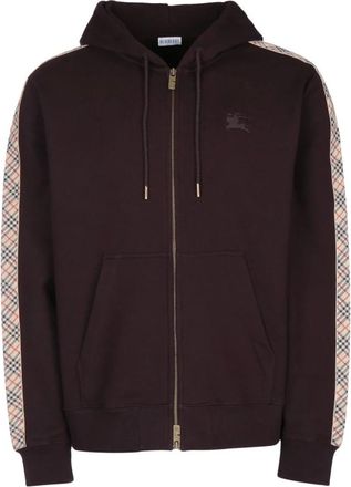 Burberry Heren, Sweatshirts & Hoodies, Bruin, Maat: XL Katoen