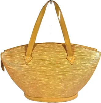 Louis Vuitton Yellow Epi Leather Handbag Tote Bag (Pre-Owned)