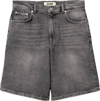 Woodbird Heren, Korte broeken, Grijs, Maat: W28 Denim