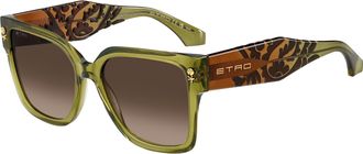 Etro 0127/S 1ED/HA Womens Sunglasses Green Size 57