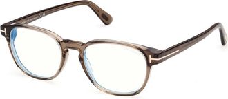 Tom Ford Eyeglasses - male - Tom Ford - Glasses - Beige - 51 MM - Accessories