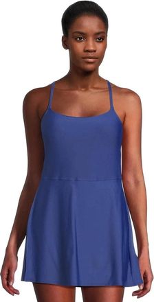 Sunsets Womens Sunsets Naomi Swim Dress Blue Stretch Adjustable Straps RED1086