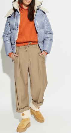 Moncler Parana Down Jacket, Womens, Light Blue