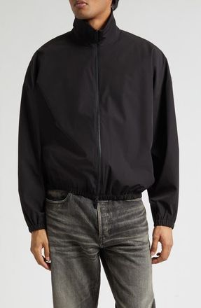 Fear of God Relaxed Track Jacket in Black Black at Nordstrom, Size X-Large