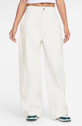 Nike Jordan Flight 91 Wide Leg Baggy Pants in Sail at Nordstrom, Size X-Small